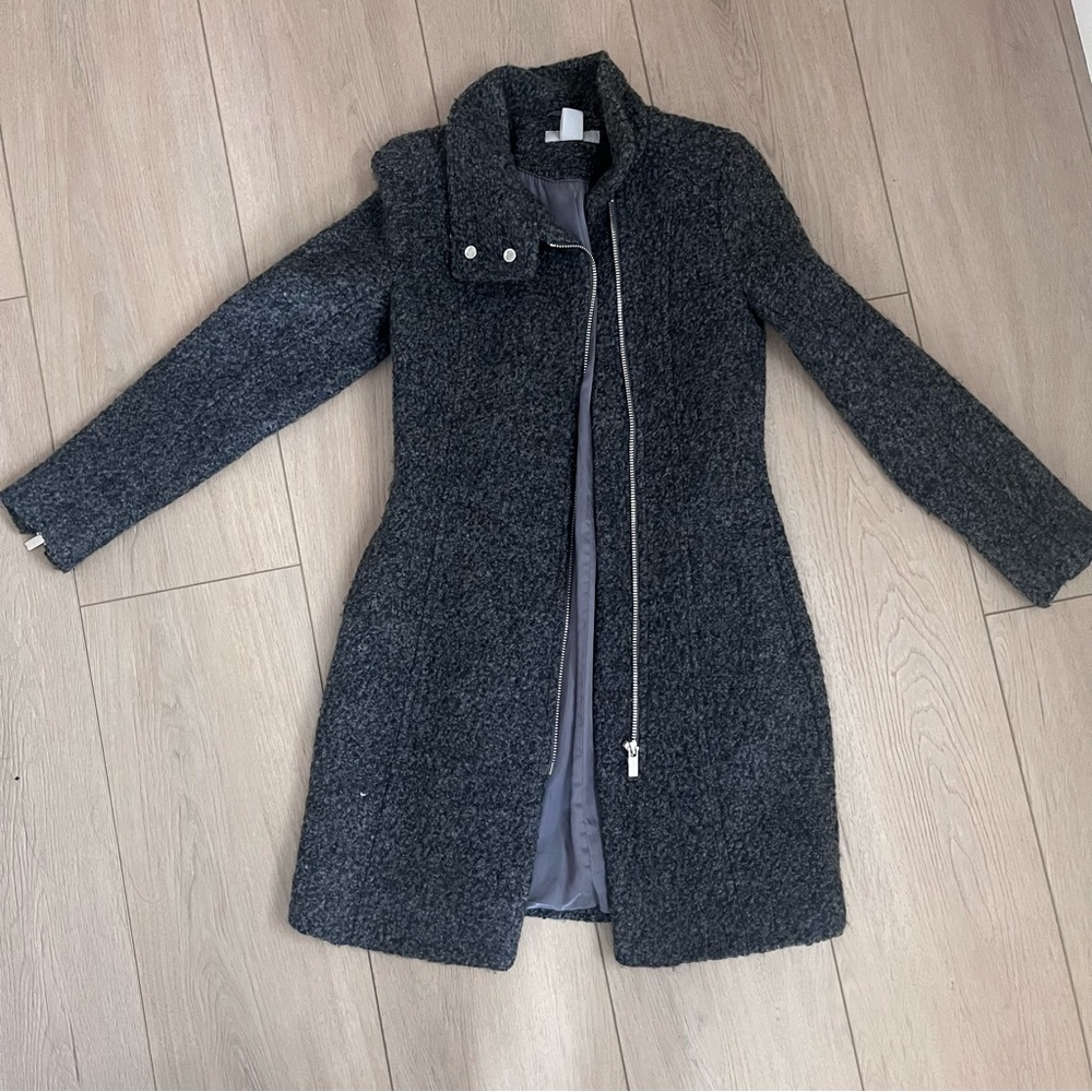 H&M Tweed Long Coat